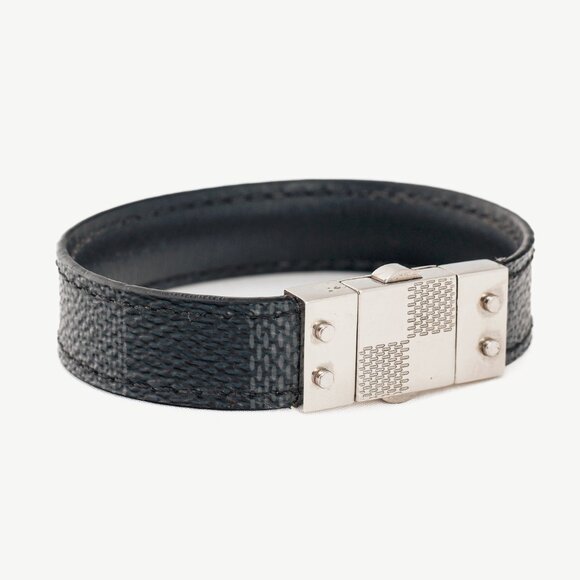 Louis Vuitton Check It Reversible Damier Graphite Bracelet - Picture 1 of 5
